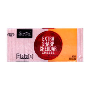 Essential Everyday Extra Sharp Cheddar Cheese 226 g