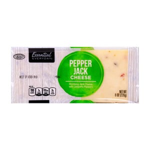 Essential Everyday Monterey Jack Cheese with Jalapeno Peppers 226 g