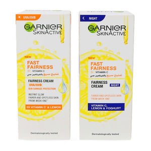 Garnier Skin Active Fast Fairness Cream Day 50 ml + Night 50 ml
