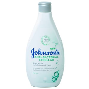 Johnson's Body Wash Anti-Bacterial Micellar Mint 400 ml