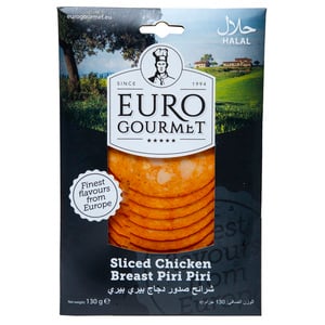 Euro Gourmet Sliced Chicken Breast Piri Piri 130 g