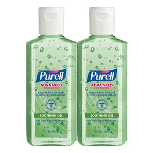 Purell Advanced Hand Sanitizer Soothing Gel 2 x 118 ml