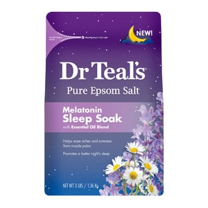 Dr Teal's Pure Epsom Salt Melatonin Sleep Soak 1.36 kg