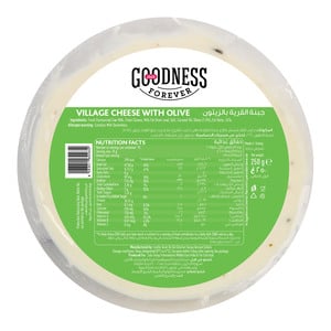 Goodness Forever Village Cheese With Olive 250 g