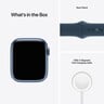Apple Watch Series 7 GPS, 45mm Blue Aluminium Case with Abyss Blue Sport Band