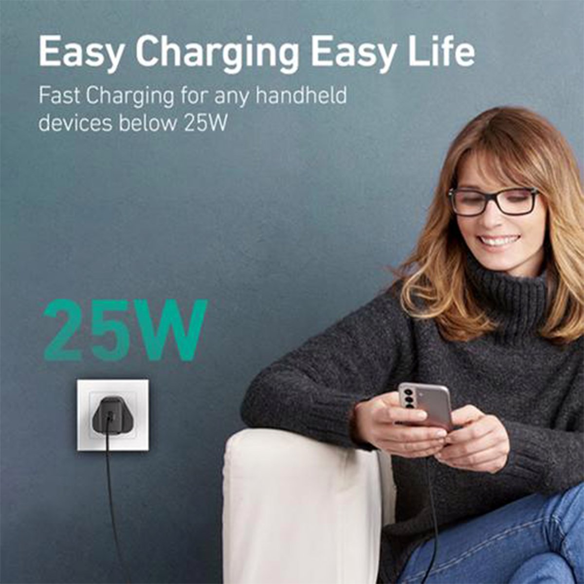 Aukey Wall Charger PA-R1A 25W Black