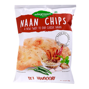 Wingreens Tez Tandoori Naan Chips 60 g