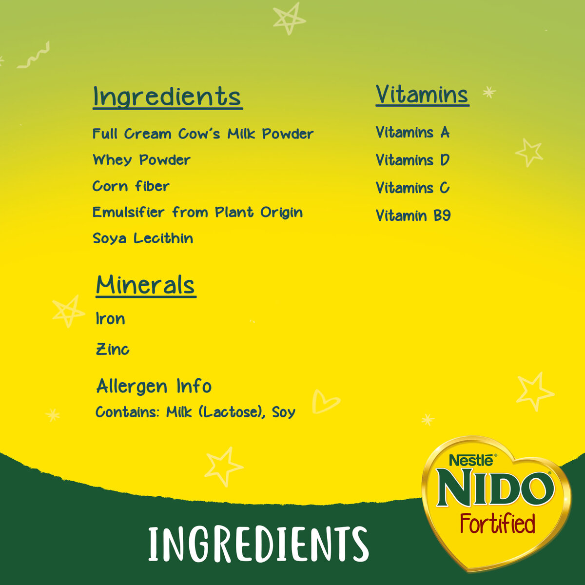 Nestle Nido Fortified Milk Powder Rich in Fiber 1.8 kg