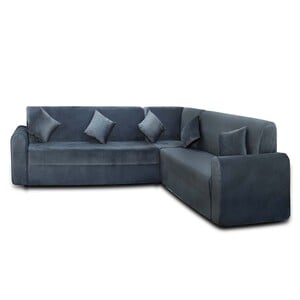 Design Plus Fabric Corner Sofa Set 280x190cm DP02 Grey