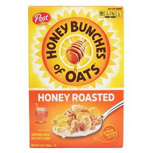 Post Honey Bunches of Oats Honey Roasted Cereal 340 g