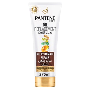 Pantene Pro-V Hair Oil Replacement Leave On Cream Milky Damaged Repair Value Pack 275 ml