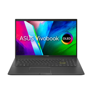 ASUS Vivobook 15 K513EA-OLED0B5W, Slim Laptop, Core i5--1135G7, 8GB RAM, 512GB PCIE G3 SSD, Shared Graphics, 15.6 inch FHD (1920x1080) OLED, Windows 11 Home, Black