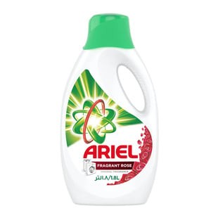 Ariel Rose Fragrant Power Gel Value Pack 1.8Litre