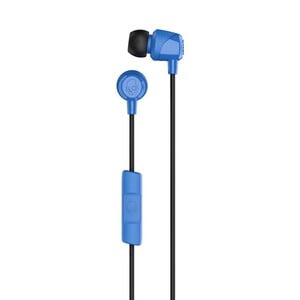 SKULLCANDY Jib In Ear Noise Isolating Earbuds with Microphone and Remote for Hands Free Calls Cobalt Blue (JIBS2DUYK-M712)