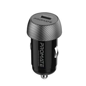 PROMATE  Fast Car charger with port TYPE-C 20W (Power Drive-PD20)