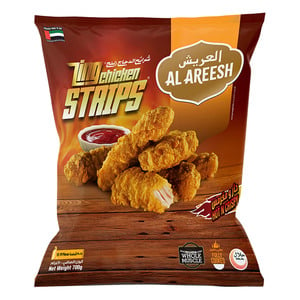 Al Areesh Hot N Crispy Zing Chicken Strips Value Pack 700 g