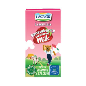 Lacnor Essentials Strawberry Milk 24 x 125 ml