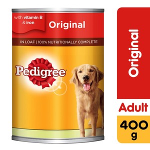 Pedigree Beef Loaf Wet Dog Food Can 400 g