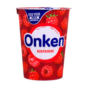 Onken Raspberry Biopot Yoghurt 450 g