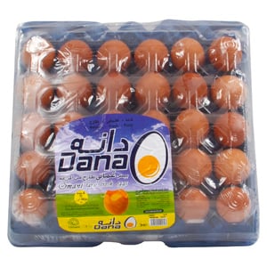 Dana White/Brown Eggs Large 30 pcs