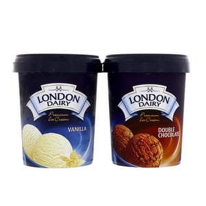 London Dairy Ice Cream Assorted 2 x 500 ml