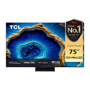 TCL 75 inches 4K Google Smart QD Series Mini LED TV, 75C755