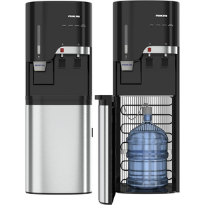 Nikai Bottom Loading Water Dispenser, Steel/Black, NWD5000BSS