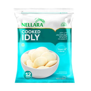 Nellara Cooked Idly 12 pcs 500 g
