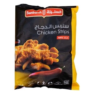 Sunbulah Spicy Chicken Strips 750 g