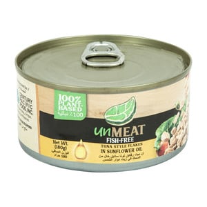 Unmeat Tuna Style Flakes In Sunflower Oil 180 g