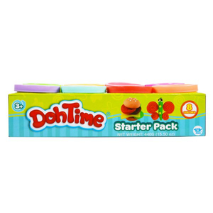Doh Time Bright Colors Dough , 8 Pack (2 No), Multicolor, 3283