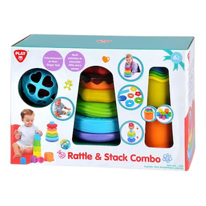 PlayGo Rattle & Stack Combo, Multicolor, 1455