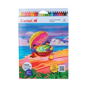 Camel Jumbo Wax Crayon 24's 4523520