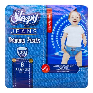 Sleepy Jeans Training Pants Size 6, X-Large 15-25kg 20 pcs