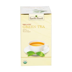 Earth's Finest Organic Green Tea 25 Teabags