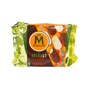 Magnum Mini Sunflower Mango & Coconut Ice Cream Stick 3 x 60 ml + Almonds 3 x 57.5 ml