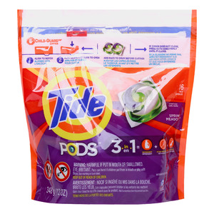 Tide Spring Meadow Detergent Pods 16 pcs 348 g