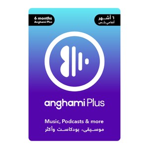 Anghami E-Gift Card, 6 Months Subscription