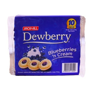 Jack N Jill Dewberry Blueberries n Cream 10 x 33 g