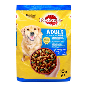 Pedigree Chicken & Vegetables Dry Dog Food (Adult) 10 kg