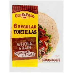 Old El Paso Whole Grain Tortillas 240 g