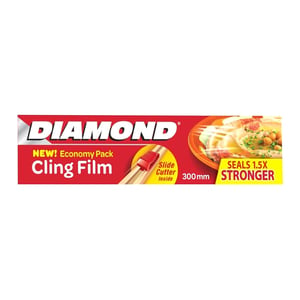 Diamond Cling Film Stronger  300mm Value Pack 1 pc