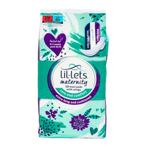 Lil Lets Maternity Maxi Pads With Wings 10 pcs