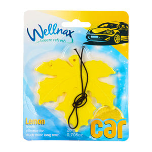 Wellnax Lemon Car Freshener Leaf 20 g
