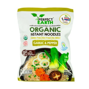 Perfect Earth Organic Garlic & Pepper Instant Noodles 85 g