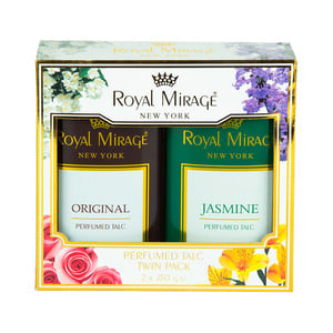 Royal Mirage Talcum Powder Assorted Value Pack 2 x 250 g