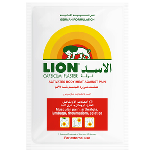 Lion Capsicum Pain Relief Plaster Activates Body Heat Against Pain 1 pc