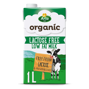 Arla Organic Milk Lactose Free Low Fat 1 Litre