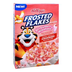 Kellogg's Strawberry Milkshake Frosted Flakes 374 g
