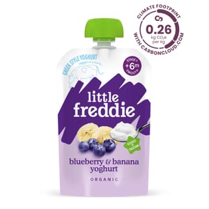 Little Freddie Organic Blueberry & Banana Yoghurt Stage 1 From 6 Months 100 g